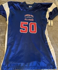 FISHERS-HSE Hamilton Southeastern Football #50 All Stars XL Blue Jersey INDIANA