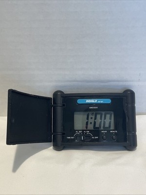 Vintage Timex Indiglo Night Light Travel Alarm Clock Battery