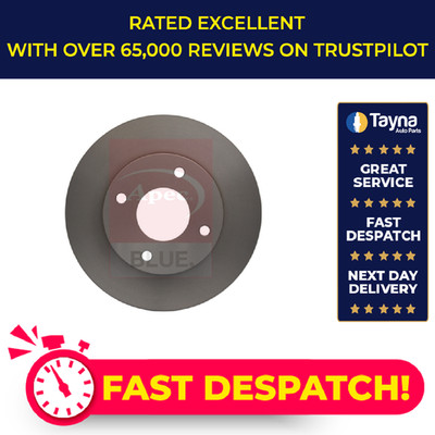 2x Brake Discs Pair Vented Front 257mm SDK6684 Apec Blue Set 402063LG0A Quality