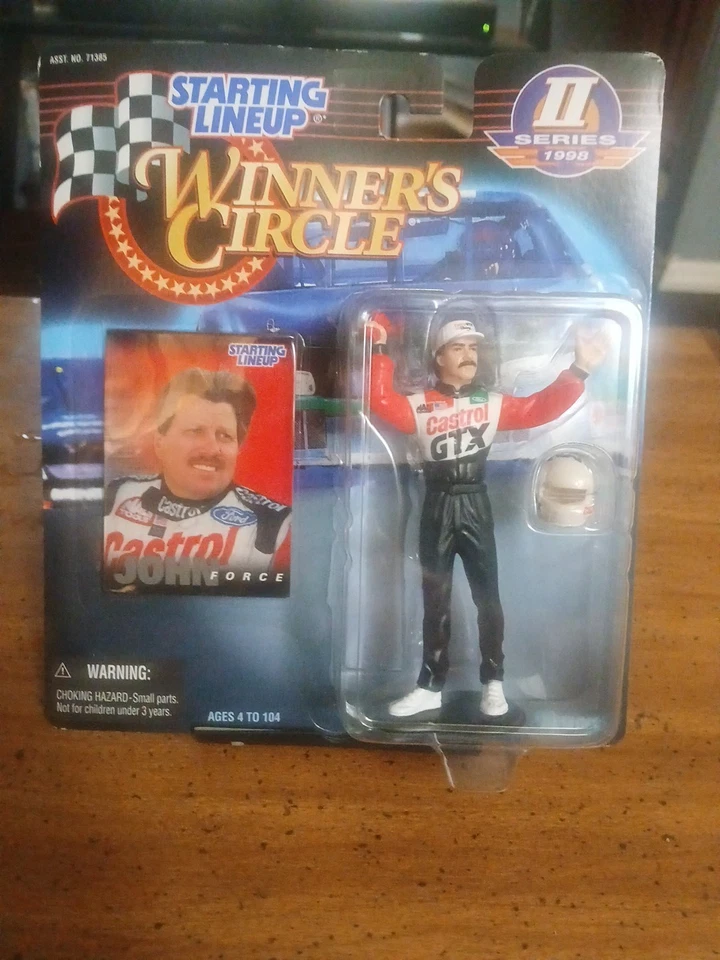John Force Winners Circle Starting Lineup Figure Toy NASCAR Series II CASTROL - Image 2 of 4