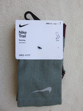 NWT 1 Pair Men's Nike Trail "Running" Dri-Fit Wool Ankle Socks, Size 12-13.5