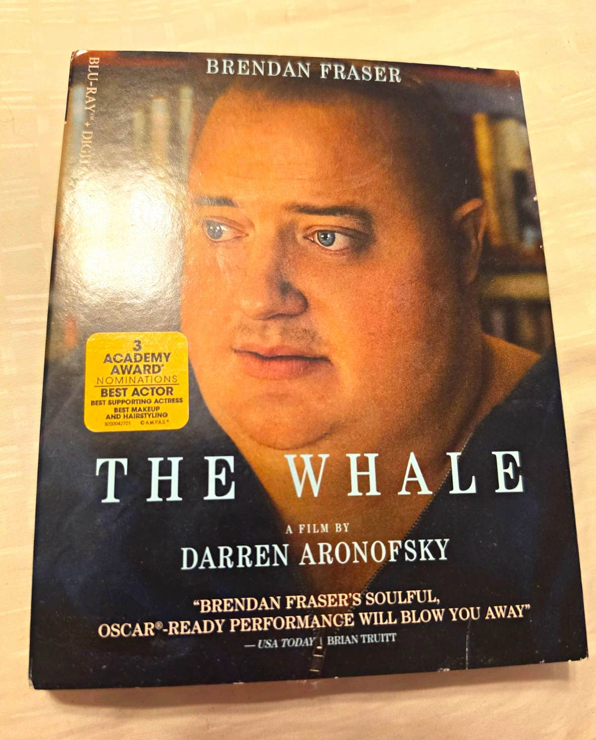 Lionsgate The Whale Blu-ray + Digital Copy 2022 R Brendan Fraser