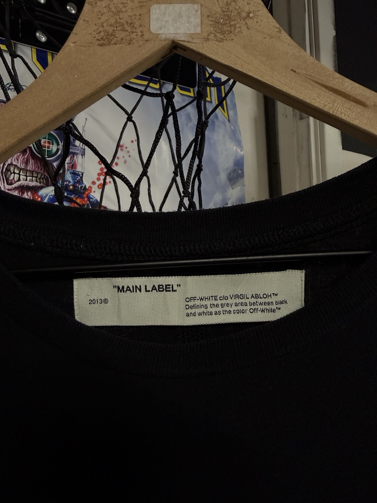Off-White Industrial Arrows T-Shirt Virgil Abloh Black Tee Large image 5