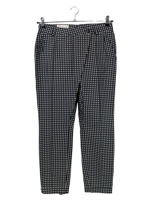 MAISON COMMON Damen Stoffhose Gr. 34 Schwarz Punkte Business Elegant
