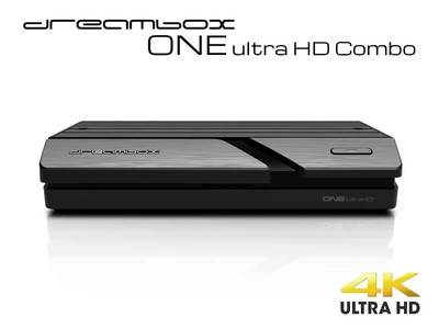 Dreambox One Combo Ultra HD BT 1x DVB-S2X / 1xDVB-C/T2 Tuner 4K 2160p E2 Linux