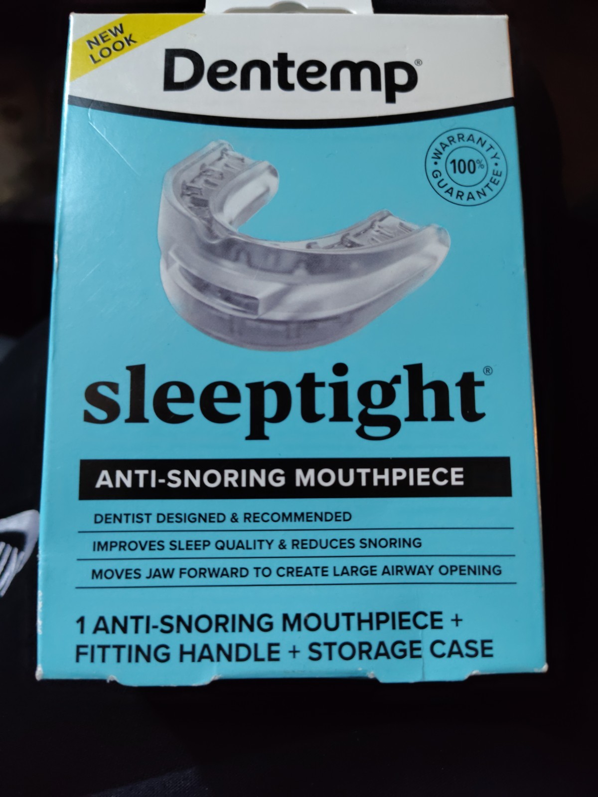 Dentemp Sleep tight Mouthpiece, Anti-Snoring Custom Fit Mouthpiece