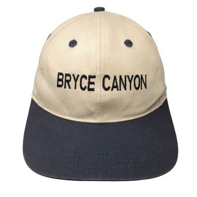 Bryce Canyon Baseball Cap Beige One Size Adjustable Embroidered 6 Panel Del Sol