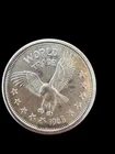 Vintage 1985 Eagle World Trade 1 OZ 999 Fine Silver Round 015
