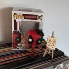 Funko Pop! Deadpool 887 Vinyl Figure Marvel Comics With Protector Accessory
