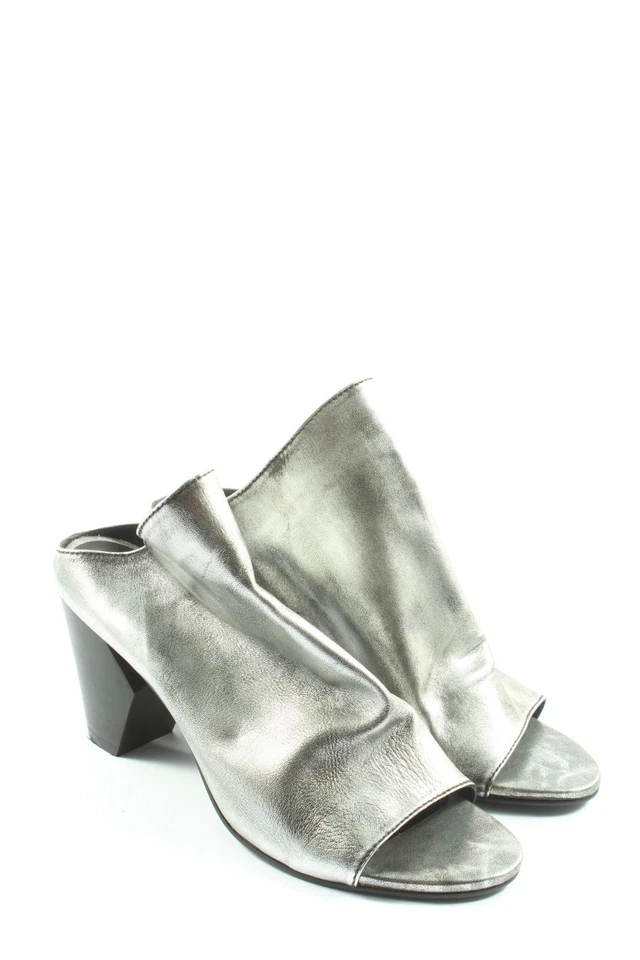 BRUNO PREMI Tacones con punta abierta Mujeres Tacones Talla EU 38 color plata - Imagen 3 de 4