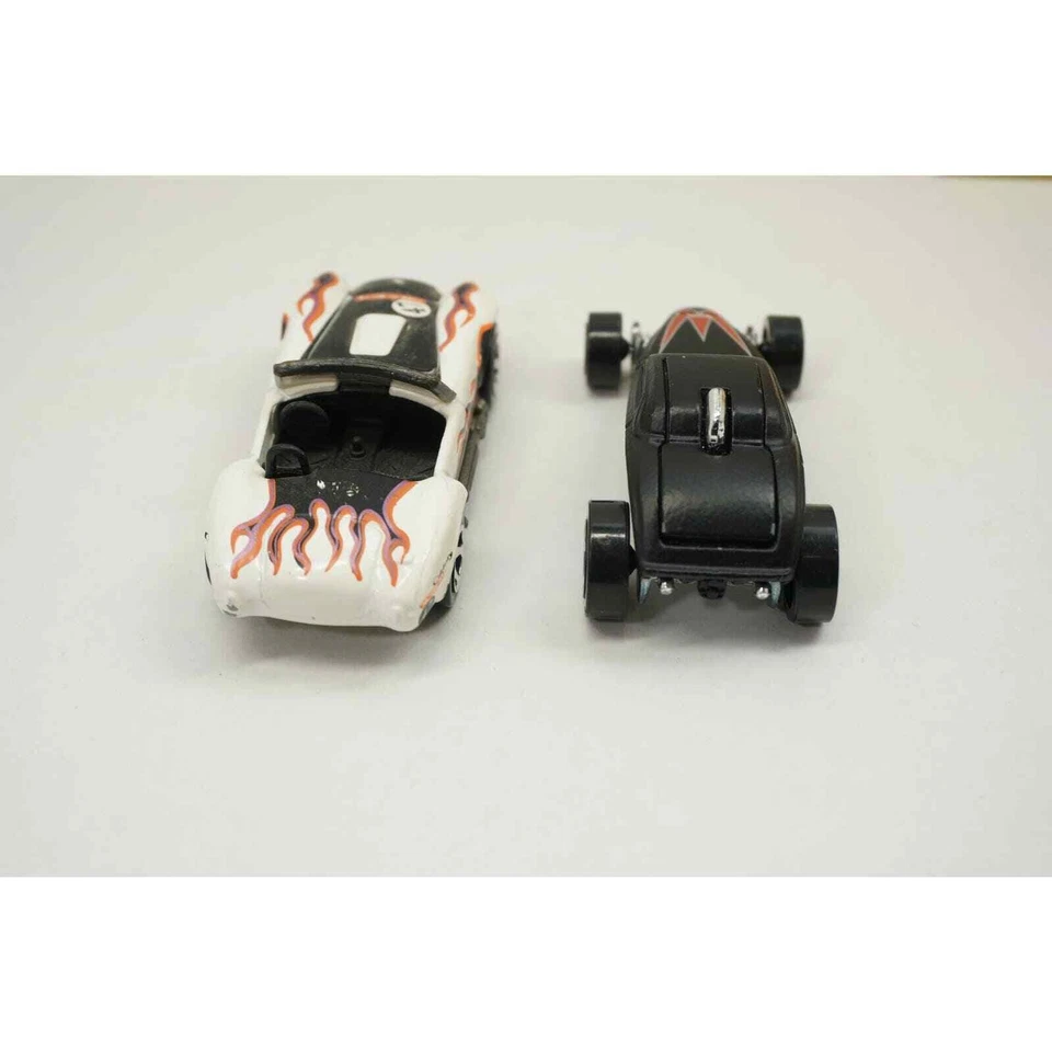 Matchbox 53 Rhino Rod negro 1993 + 2 Hot Wheels y 2 Matchbox Cars paquete de colección Foto 4 de 4