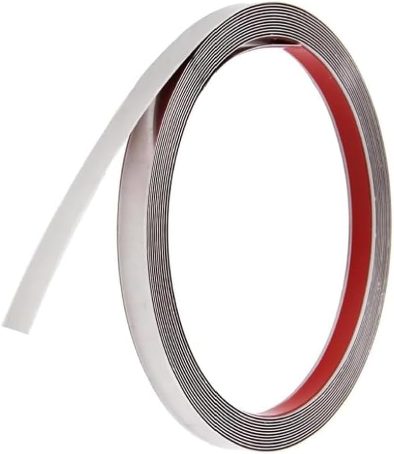 Chrome Trim, 1Cm × 5M Silver Wall Molding Trim Stainless Steel Peel Stick Trim S