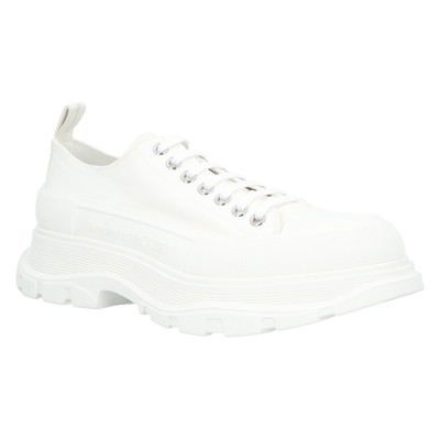 Alexander Mcqueen Tread Slick Schnürschuh In Weiß