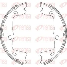Bremsbackensatz, Feststellbremse 4651.00 REMSA für OPEL SAAB