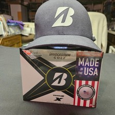 Bridgestone tour b x USA golf balls plus charcoal L/XL GOLF HAT