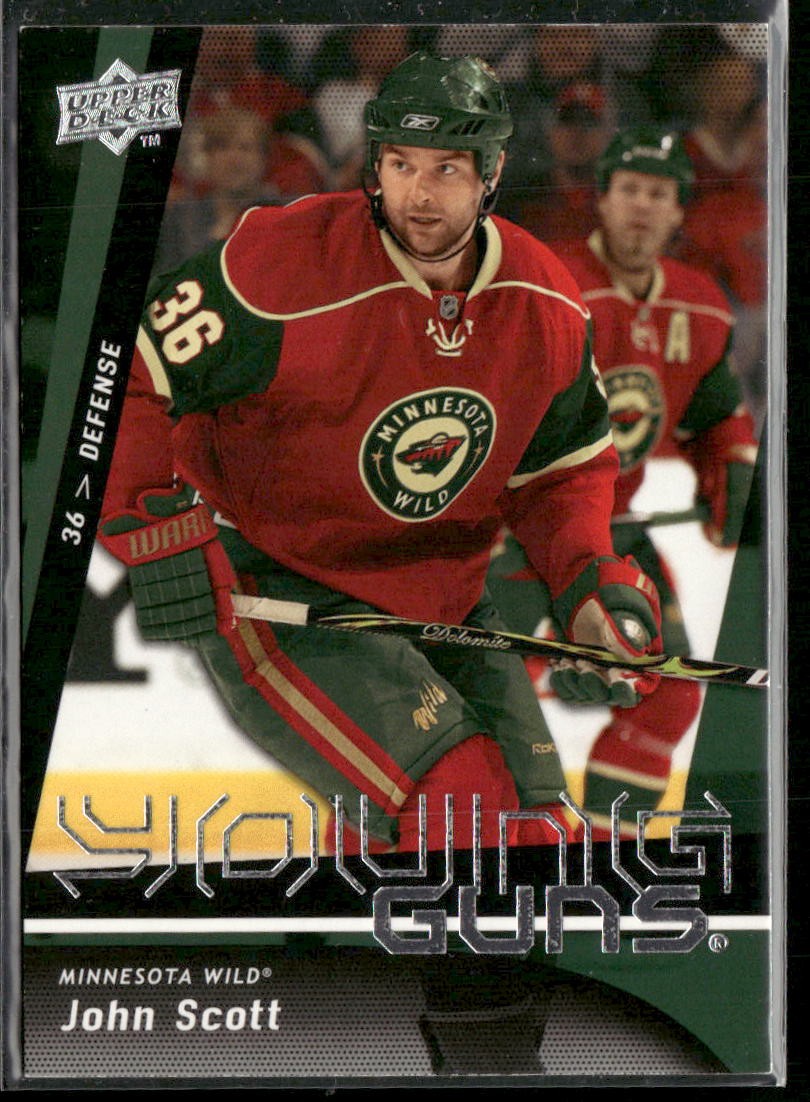 2009-10 Upper Deck John Scott Young Guns RC #236 Minnesota Wild
