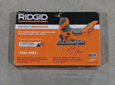 #ad #ad Ridgid 18V Brushless Sub Compact Barrel Grip Jig Saw R86346B Tool Only NEW $139.99