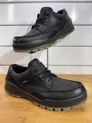 ECCO Track 25 Low GTX GORETEX Waterproof Black Leather Shoes Mens Size US 14 B41