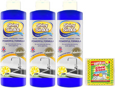 Shine Sinks Lemon Sherbet (3X 250 Ml), a Superb Cream Cleaner for Use on Ceramic 22.37 per litre