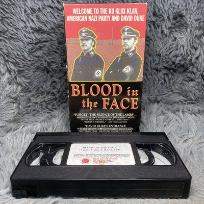 Blood In The Face VHS Tape 1991 Documentary KKK David Duke Extremism Film Rare 