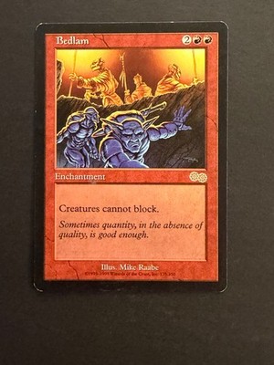 Bedlam Urza's Saga MP dent MTG Magic the Gathering m