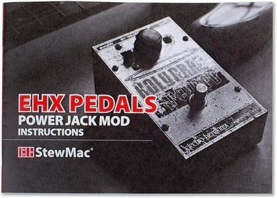 StewMac EHX Power Supply Pedal Mod