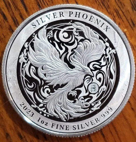 2023 Niue 1oz .999 Silver W/Proof-Like Features Phoenix Coin "Stunning" Design!