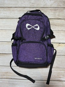 Nfinity Purple Sparkle Cheer Backpack