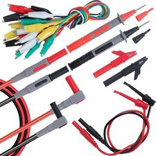 Electrician Test Leads Kit Soft Silicone 18 Pcs