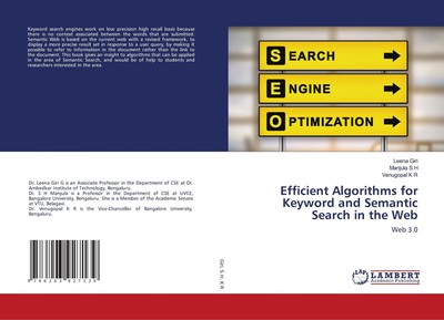 Efficient Algorithms for Keyword and Semantic Search in the Web | Web 3.0 | Buch