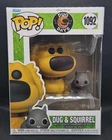 Funko Pop! Vinyl: Pixar - Dug & Squirrel #1092 with Protector