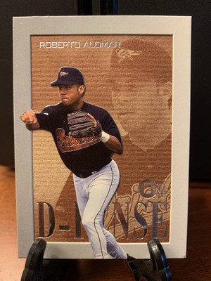 1996 Fleer EX-L D-Fense #1 Roberto Alomar Orioles HOF FREE SHIPPING