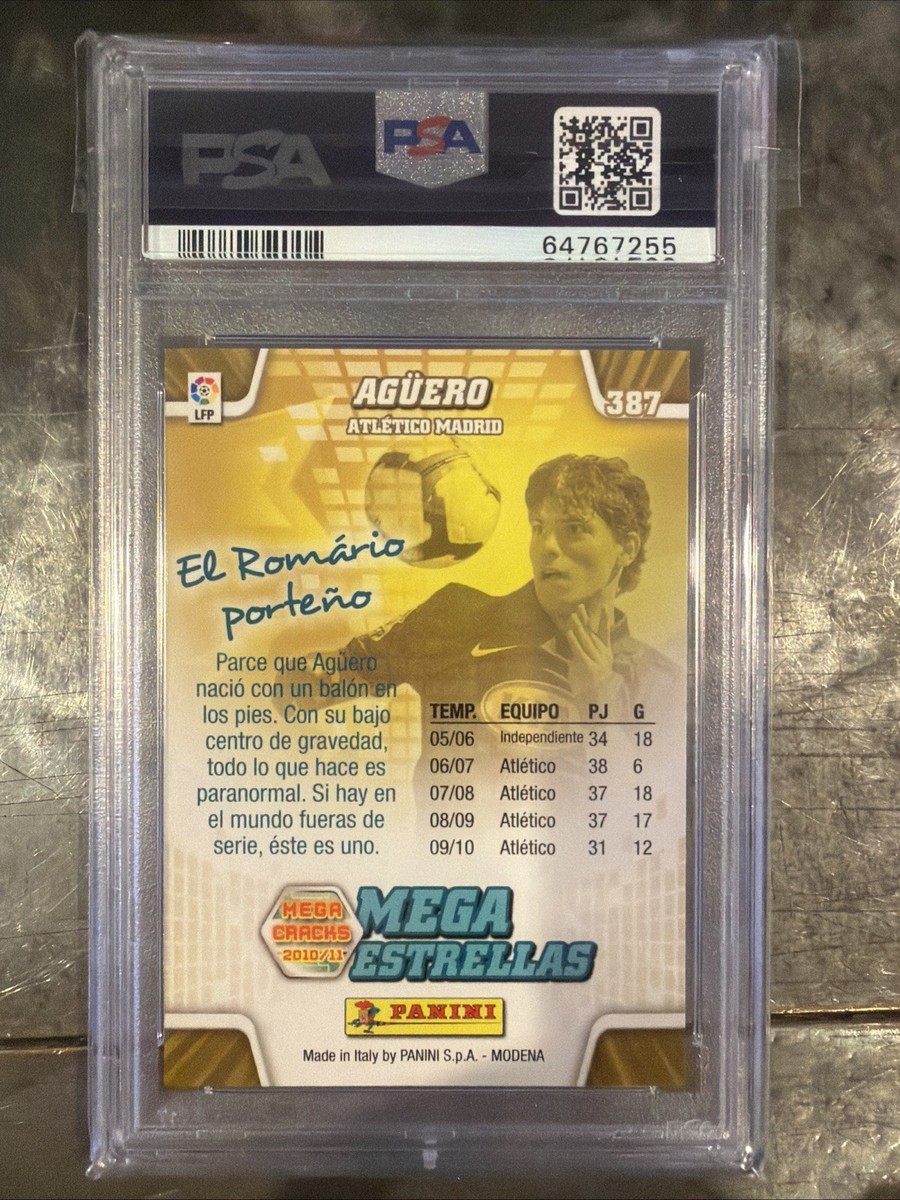2010-11 Panini Mega Cracks La Liga Mega Estrellas Sergio Aguero
