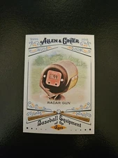 2018 topps allen and ginter baseball equipment radar gun
