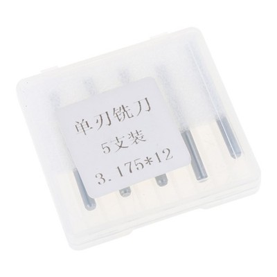 5 Pcs Straight Milling Cutters Mill Engraving Carving Router Bits Milling Cutter
