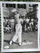 Ben Hogan Beautiful 8X10 Photo JSA LOA