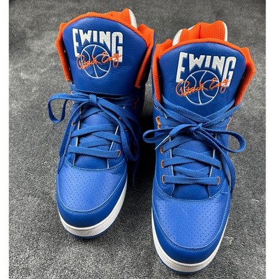 Retro Ewing 33 Hi Knicks Blue Orange Men's Size 10.5 Patrick Ewing Retro