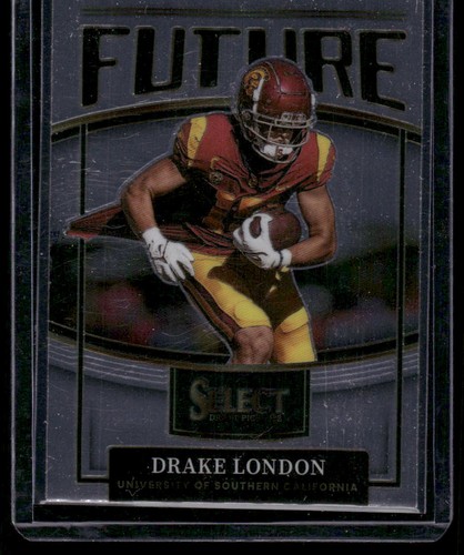 Drake London #F-DL 2022 Panini Select Draft Picks Future card