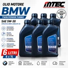 6 LITER Engine Oil 5W30 Genuine BMW Twin Power Turbo Acea C3 Longlife-04 Synt