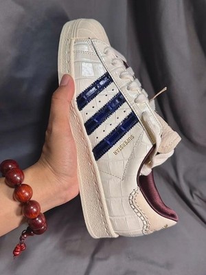 JP7161 Wales Bonner adidas Originals Superstar Wonder White Collegiate (Men's)