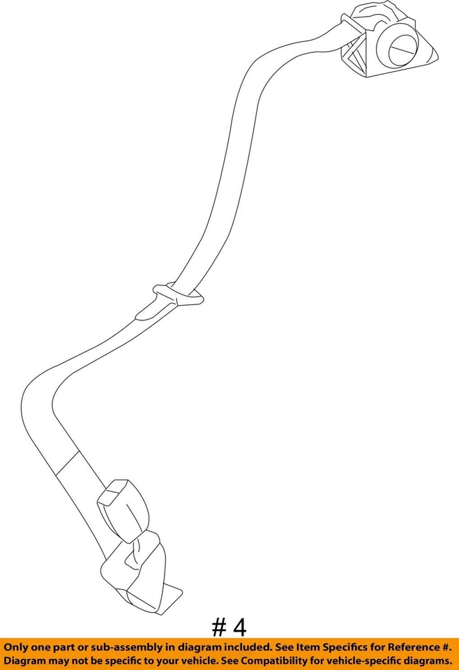 KIT DE CINTURÓN PARA CHEVROLET MALIBU 2006-2008 19180013 - NUEVO OEM 19180013 Foto 3 de 3