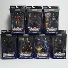 Marvel Legends Endgame Thanos BAF Ironman,Thor,IronSpider,Captain America,Rescu