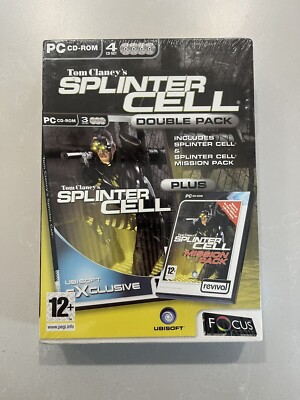 Tom Clancy s Splinter Cell Doppelpack für PC CD ROM Brandneu 4 Disc Set