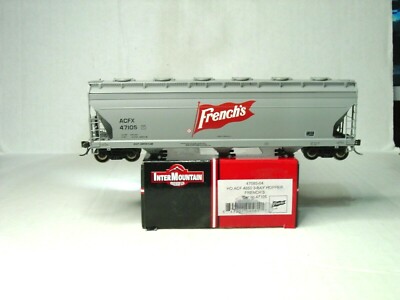 INTERMOUNTAIN HO SCALE ACF 4650 3-BAY HOPPER FRENCHES 47085-04