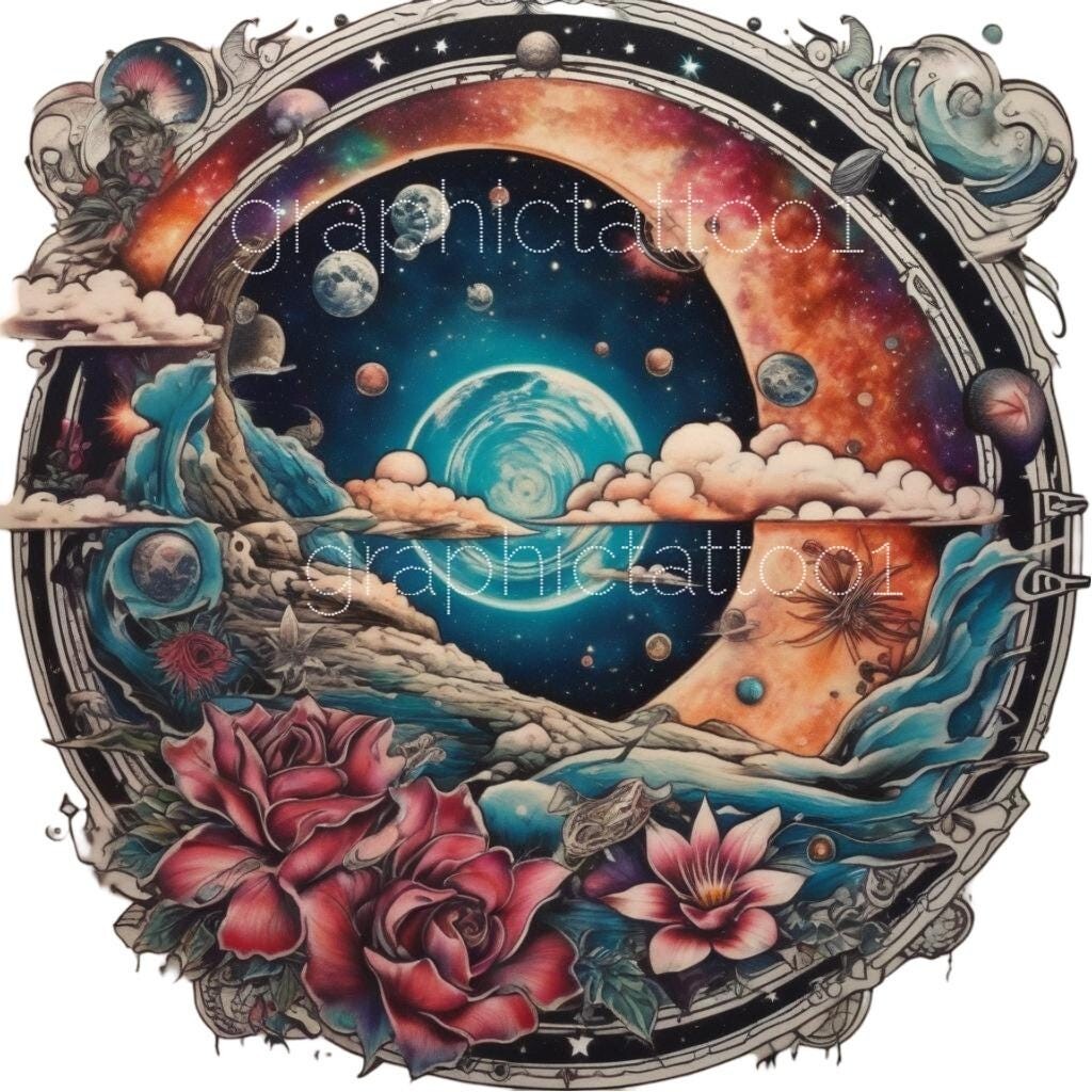 2 Unique Custom Tattoo Design - Download High Resolution Digital Art, PNG Art