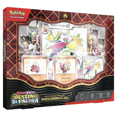 POKEMON Collezione Premium Destino di Paldea Skeledirge-ex (IT)- (SEALED)