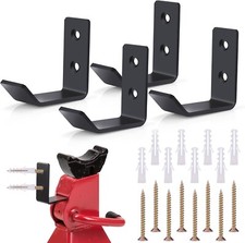 4 Pack Wall Mount Jack Stand Organizer Garage Storage Utility Hooks Jack Holder