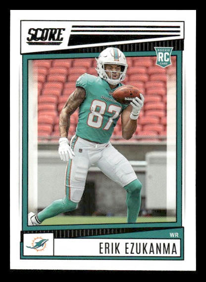 2022 Score #400 Erik Ezukanma Rookie Miami Dolphins