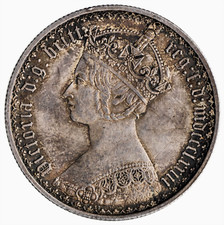 Great Britain. Victoria 1873 Silver Florin, 11.34 g, 30 mm. EF KM-746.2