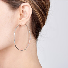 Boucles D'oreilles Pendantes En Argent 925 - Fermoir Papillon - Pour Femme - Neuf Sans Emballage
